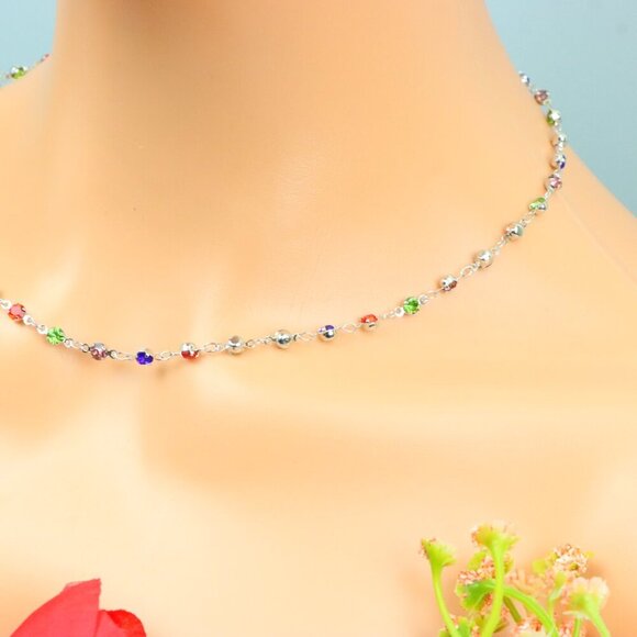 Delicate & Contemporary Necklace Chain, A Lovely Choice for Women, EVCH1660 - Picture 4 of 10